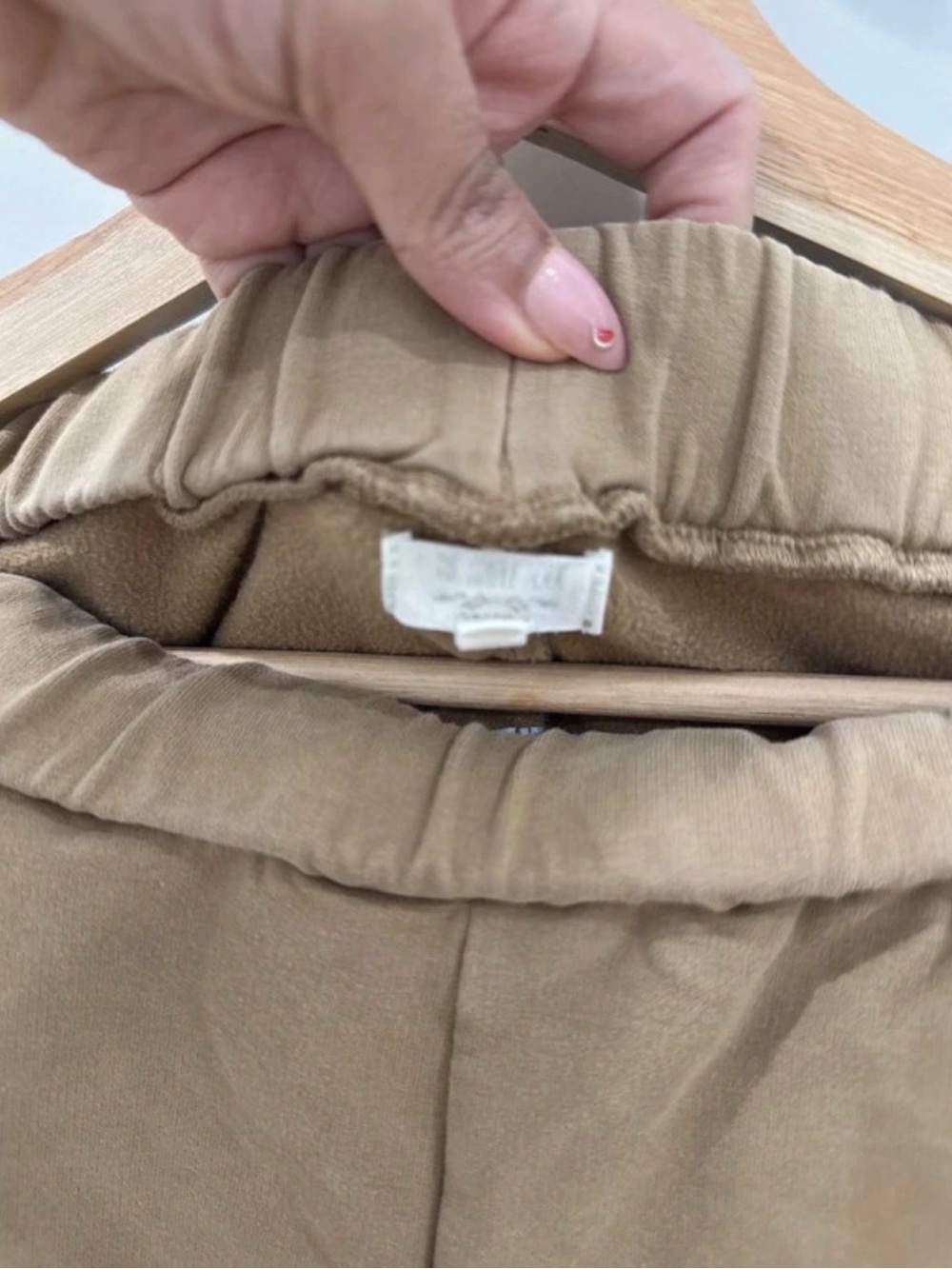 The Simple Folk Wide-Leg Pull-On Pants in Tan - Picture 4 of 4